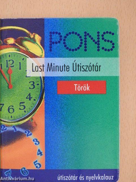 Pons Last Minute Útiszótár - Török