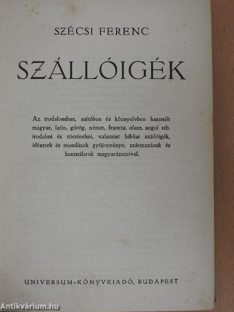 Szállóigék