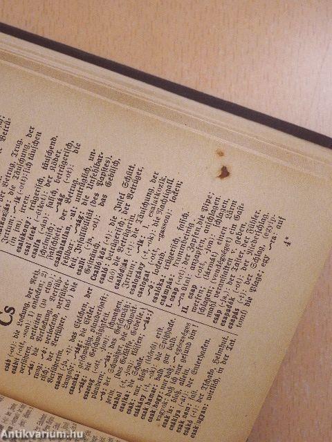 Magyar és német zsebszótár I-II. (gótbetűs)