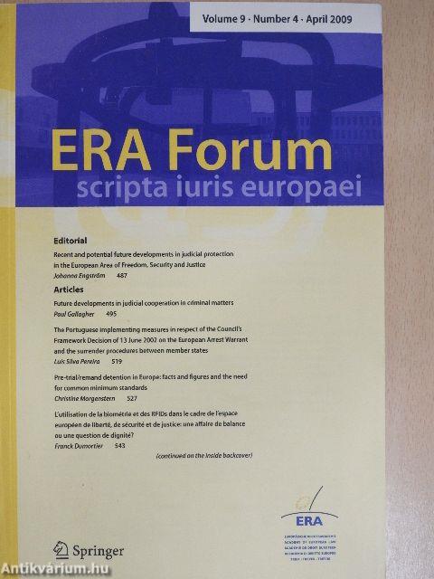 ERA Forum April 2009