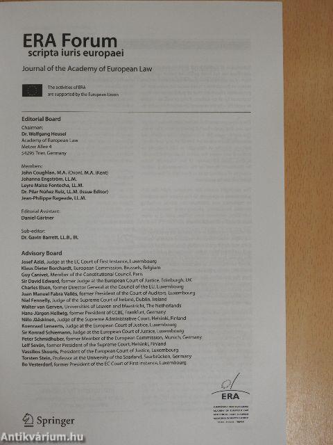 ERA Forum April 2009