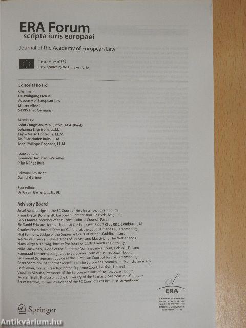 ERA Forum September 2009