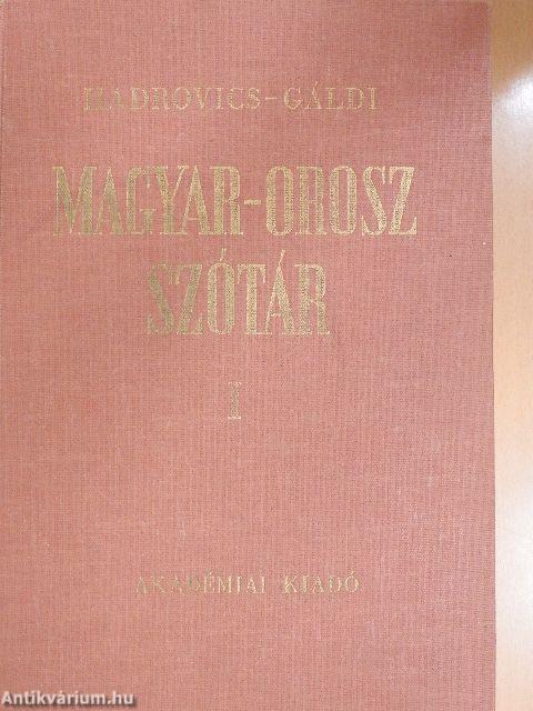 Magyar-orosz szótár I-II.