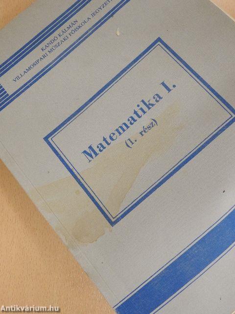 Matematika I/1.