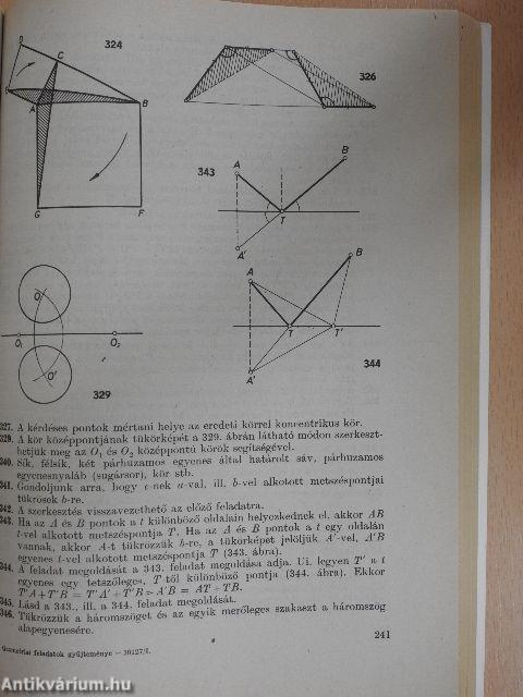 Geometriai feladatok gyűjteménye I.