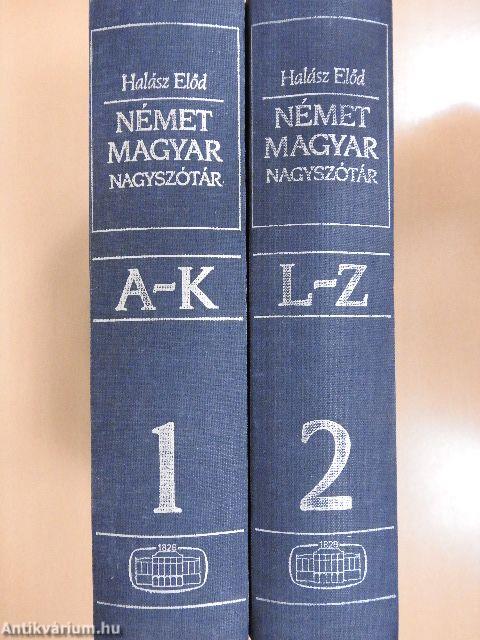 Német-magyar nagyszótár 1-2.