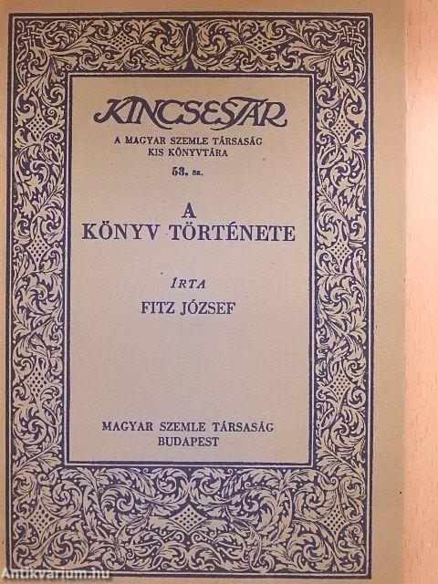 A könyv története