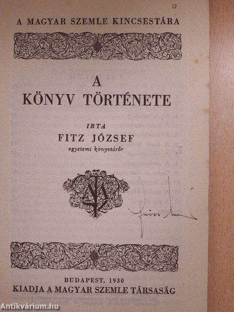 A könyv története