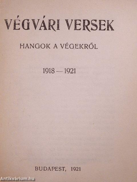 Végvári versek