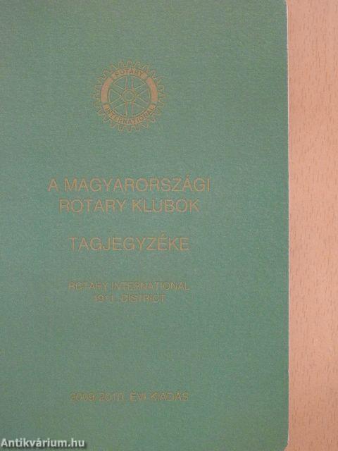 A magyarországi rotary klubok tagjegyzéke