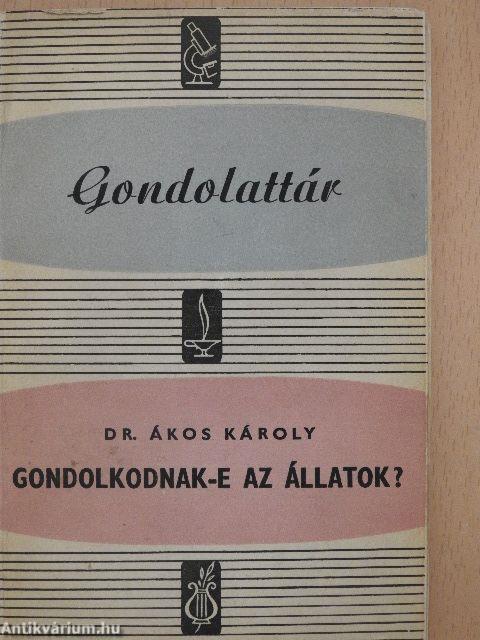 Gondolkodnak-e az állatok?