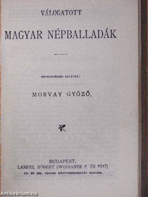 Márcziusi dalok/Magyar népdalok/Válogatott magyar népballadák