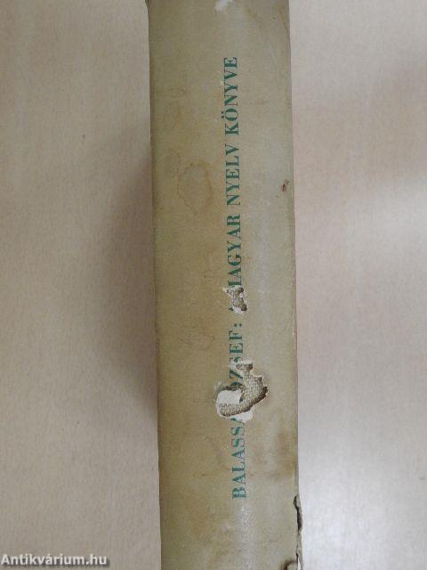 A magyar nyelv könyve