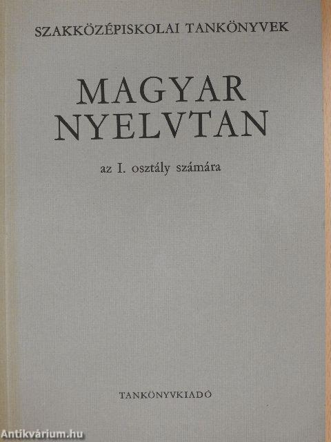 Magyar nyelvtan I.