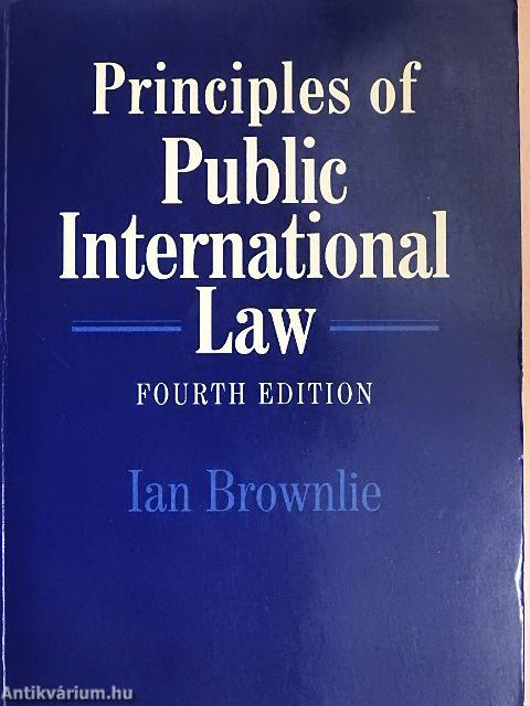 Principles of Public International Law