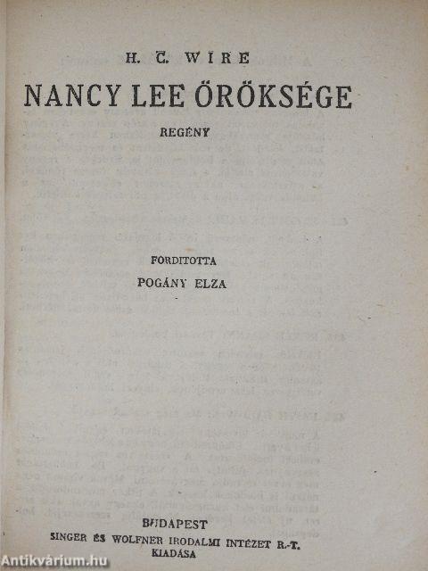 Nancy Lee öröksége
