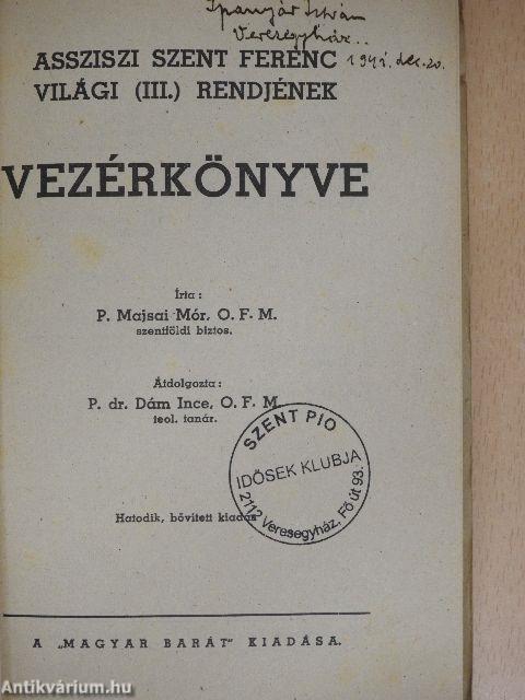 Assziszi Szent Ferenc Világi (III.) Rendjének vezérkönyve