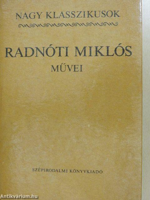 Radnóti Miklós művei