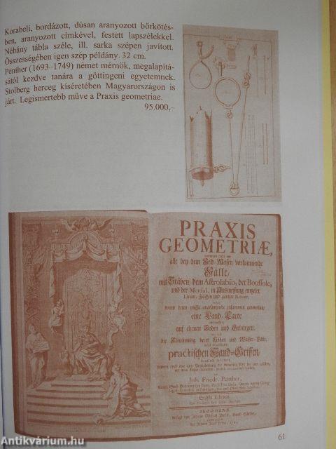 A Pastinszky Antiquarium árverési katalógusa XXXIII.