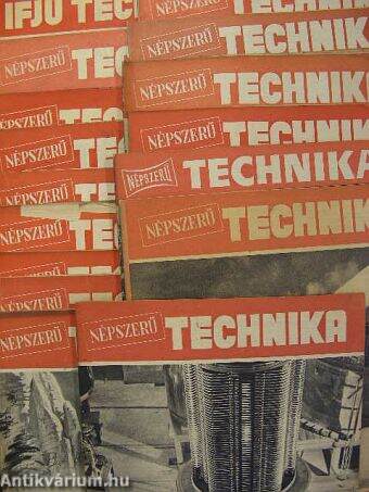 Népszerű Technika 1956-1960. (vegyes számok) (16 db)