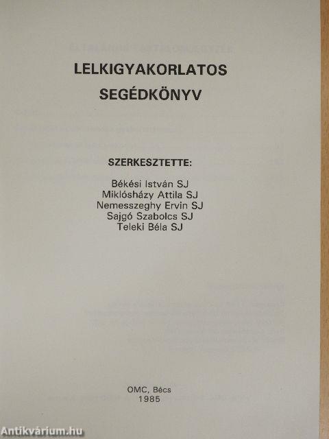 Lelkigyakorlatos segédkönyv