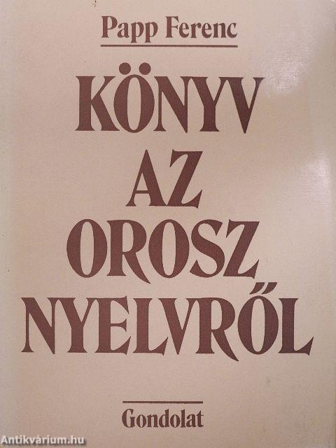 Könyv az orosz nyelvről