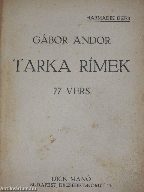 Tarka rímek