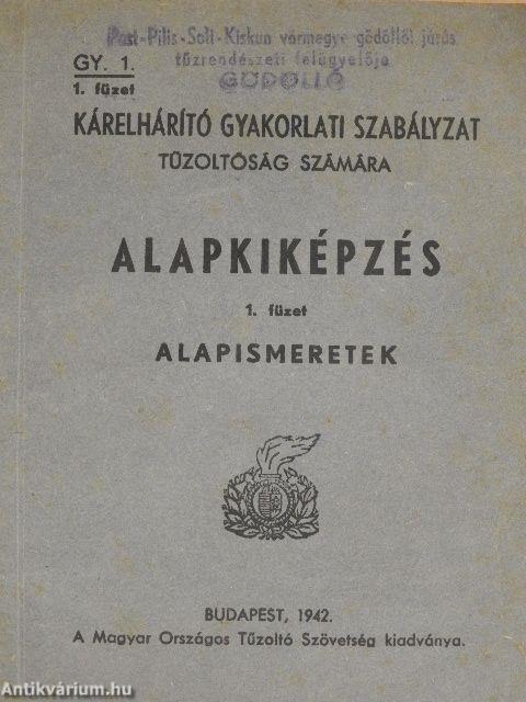 Alapkiképzés 1.