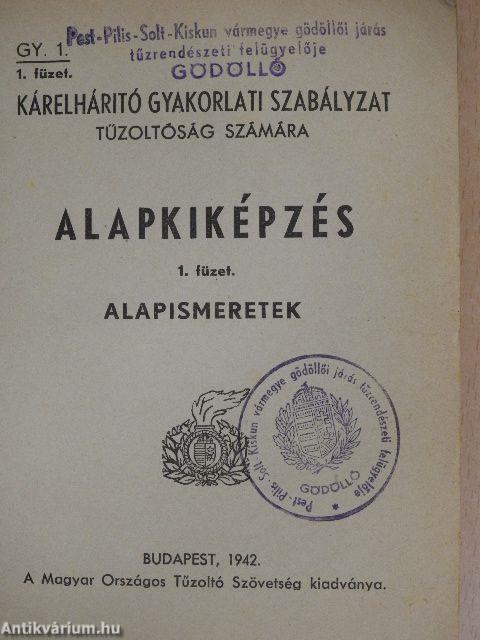 Alapkiképzés 1.