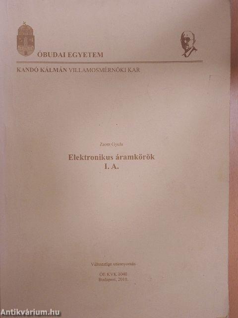 Elektronikus áramkörök I./A