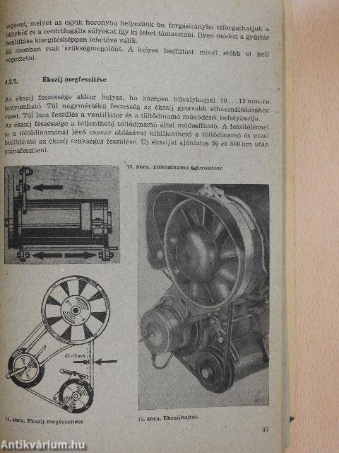 "Trabant 601" személygépkocsi üzemeltetési útmutatója