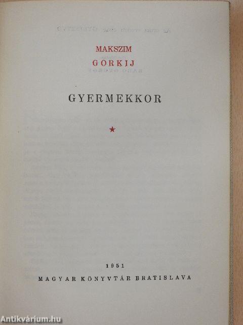Gyermekkor