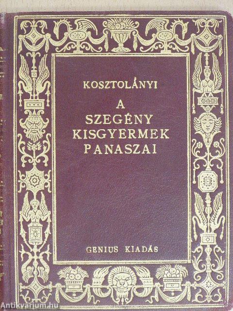 A szegény kisgyermek panaszai