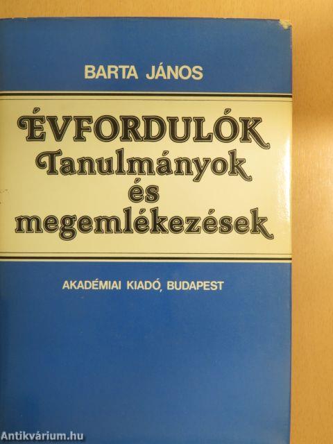 Évfordulók