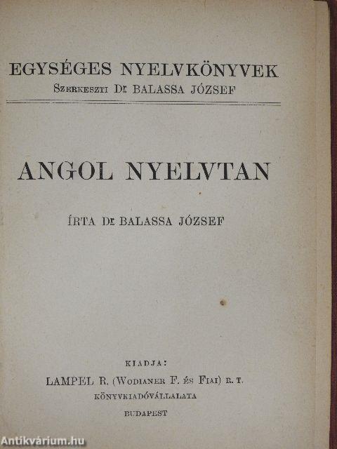 Angol nyelvtan