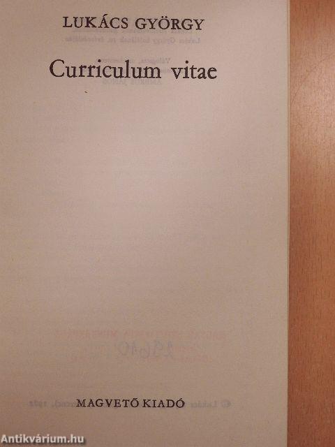 Curriculum vitae