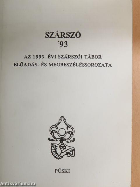 Szárszó '93