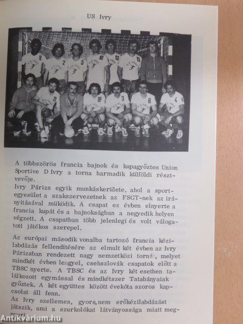 Nemzetközi Jubileumi Férfi Kézilabda-torna 1977. augusztus 20-21 Tatabányán a sportcsarnokban