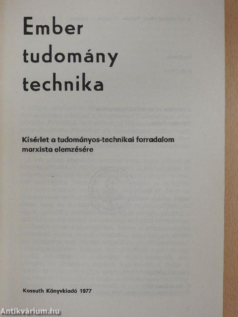 Ember-tudomány-technika