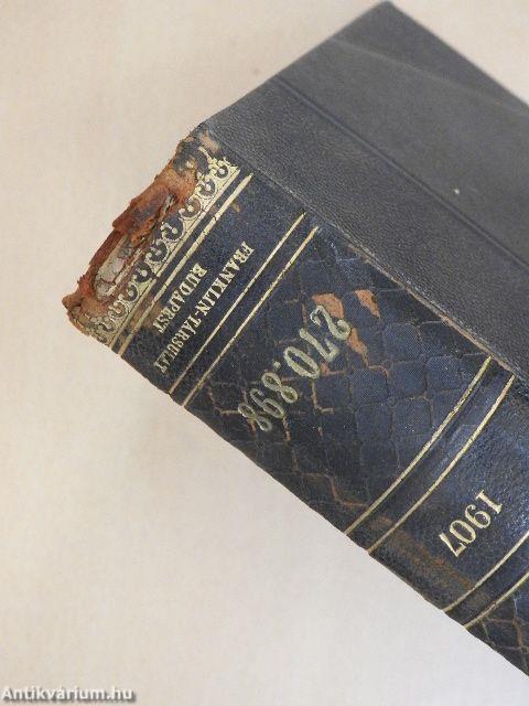 1907. évi törvényczikkek