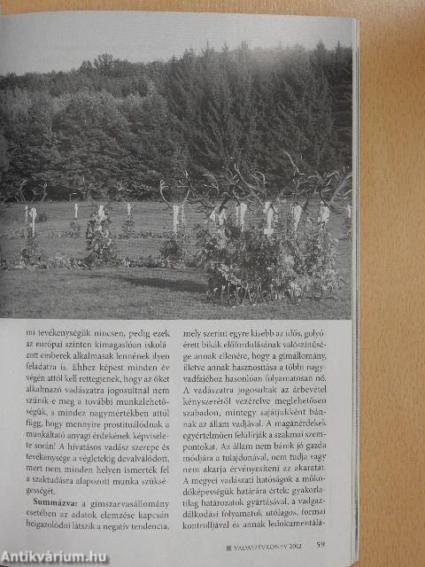 Vadászévkönyv 2012