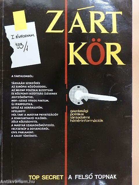 Zárt Kör 1993/1.