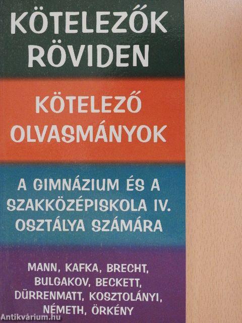 Kötelező olvasmányok