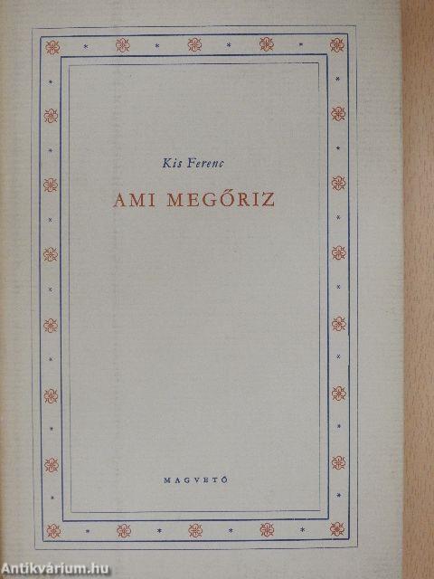 Ami megőriz