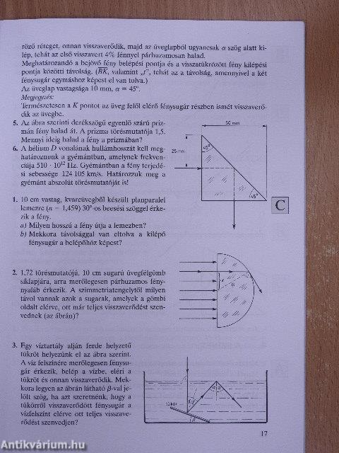 Fizika - Elektromágnesség II., Optika