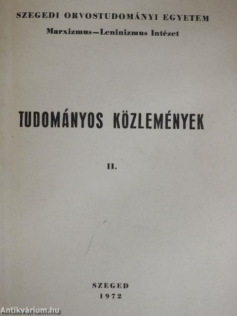 Tudományos Közlemények II.