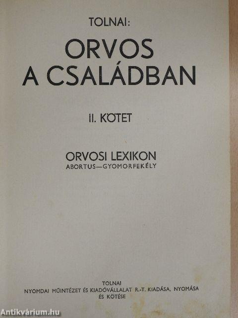 Orvos a családban II.