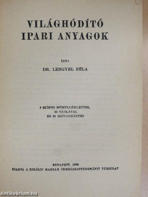Világhódító ipari anyagok