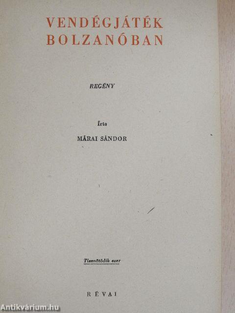 Vendégjáték Bolzanóban