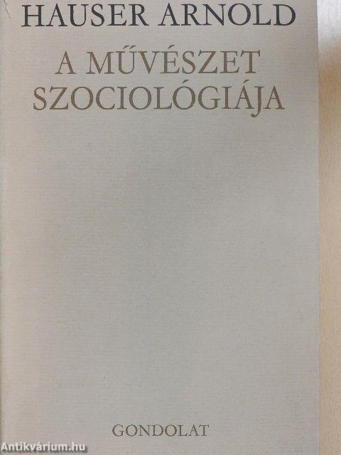 A művészet szociológiája